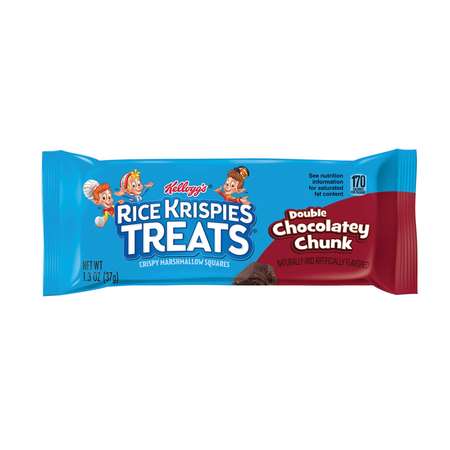 Kelloggs Double Chocolate Chunk Rice Krispie Treats 1.3 oz. Packet, PK80 3800026847